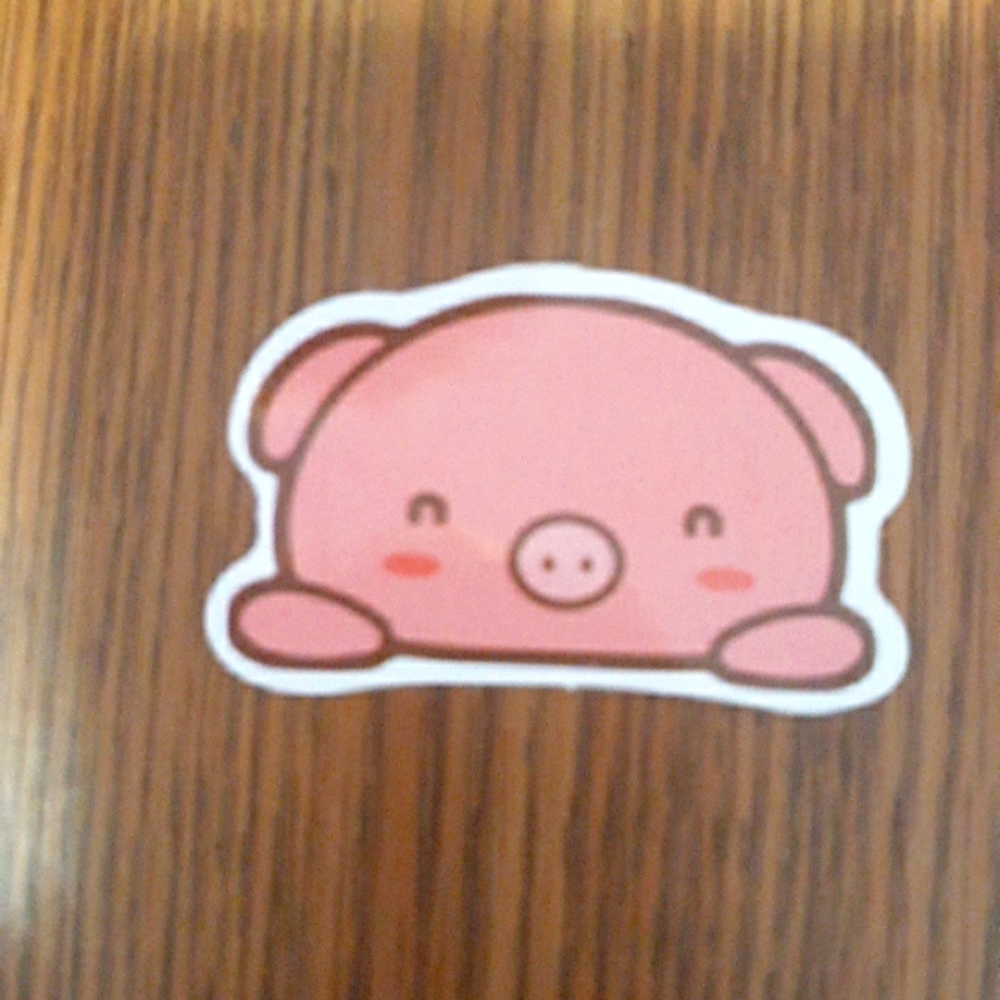 Pig sticker
